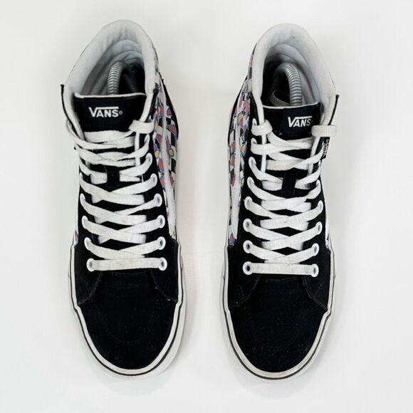 Vans Filmore Hightop Butterfly Checkerboard Sneakers Womens Size 7.5 - Picture 3 of 10